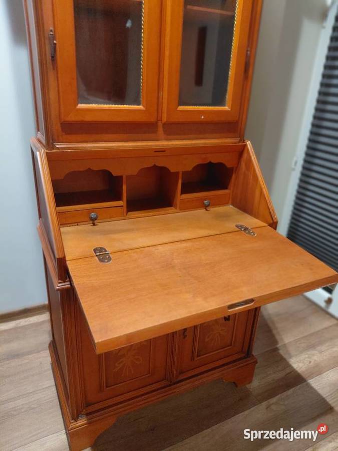 Sekretarzyk Biurko Stylowe z intarsją 244 Byczyna