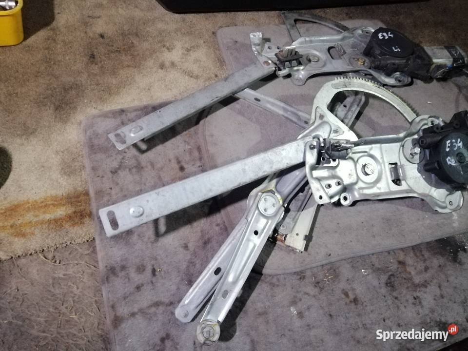 Bmw e34 podnośnik szyby przód lewy prawy mechanizmy opuszczania szyb Aleksandrów Łódzki