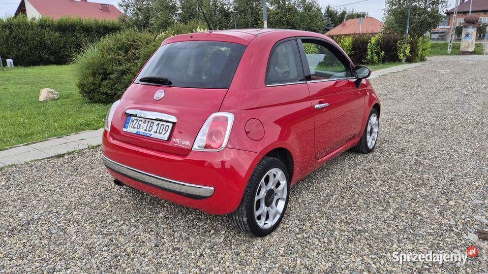 FIAT 500 09 86 OPŁACONY BEZWYPADKOWY kurtyny powietrzne podkarpackie Rzeszów