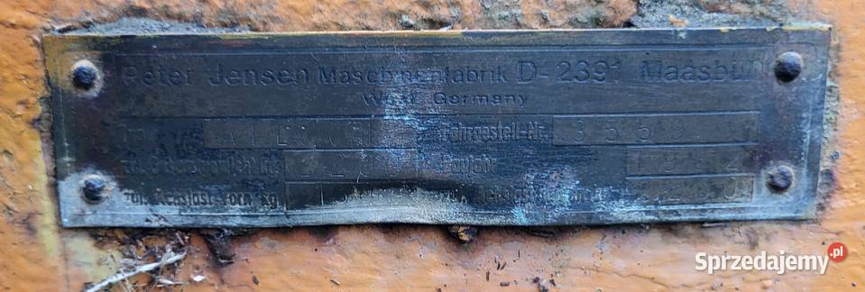 Rębak spalinowy tarczowy Jensen Wejherowo