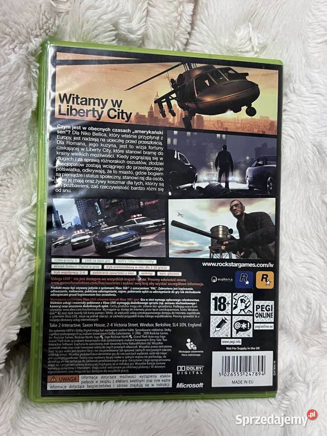 Grand Theft Auto IV na Xbox 360 Zabrze