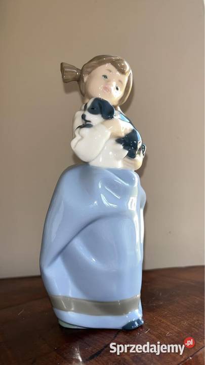 Figurka Daisa 1987 Dziewczyna z pieskiem Hand Gdańsk