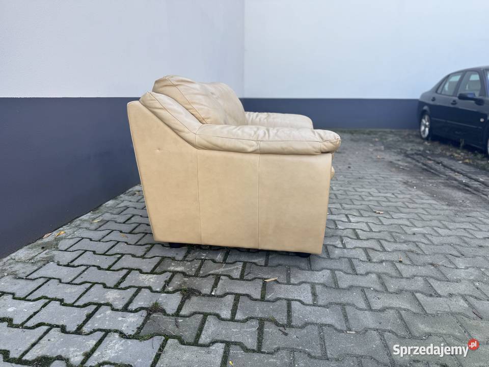 Sofa ze skóry naturalnej Okazja śląskie