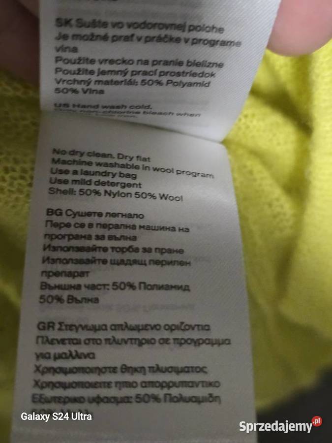 Damski złoty kardigan size S Żory