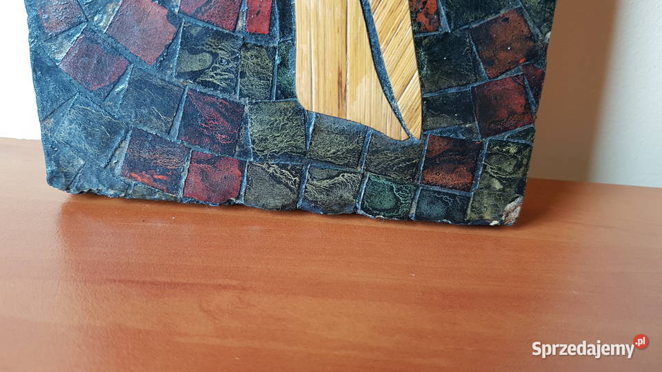 Stara plakieta z Matką Boską Żywiec PRL Dąbrowa Górnicza