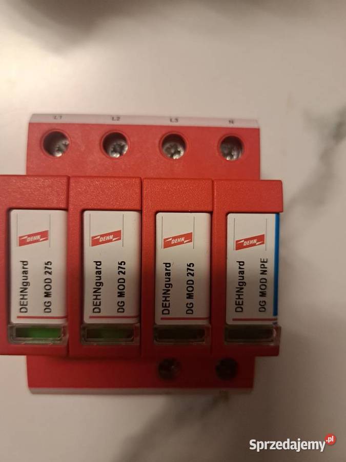 DEHN DG MOD 275 OGRANICZNIK PRZEPIĘĆ AC 4P Typ Ruda Śląska