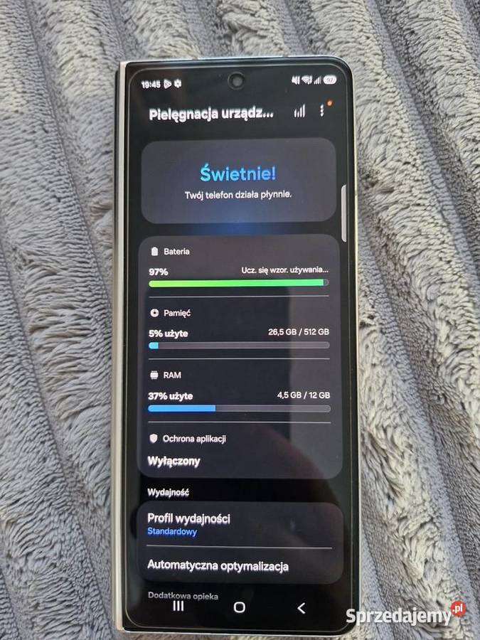 Sprzedam Samsung Fold 5 512gb bialy sprzedam
