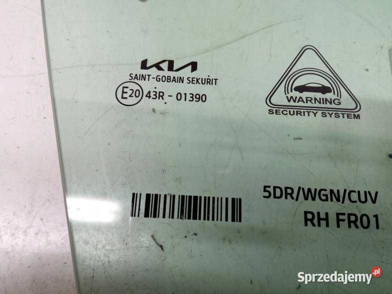 SZYBA DRZWI PRAWY PRZÓD 22 R 5D HB SAINT GOBAIN