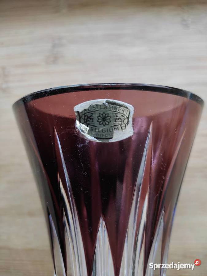 Kryształowy wazon firmy VSL Val Saint Lambert Białystok sprzedam