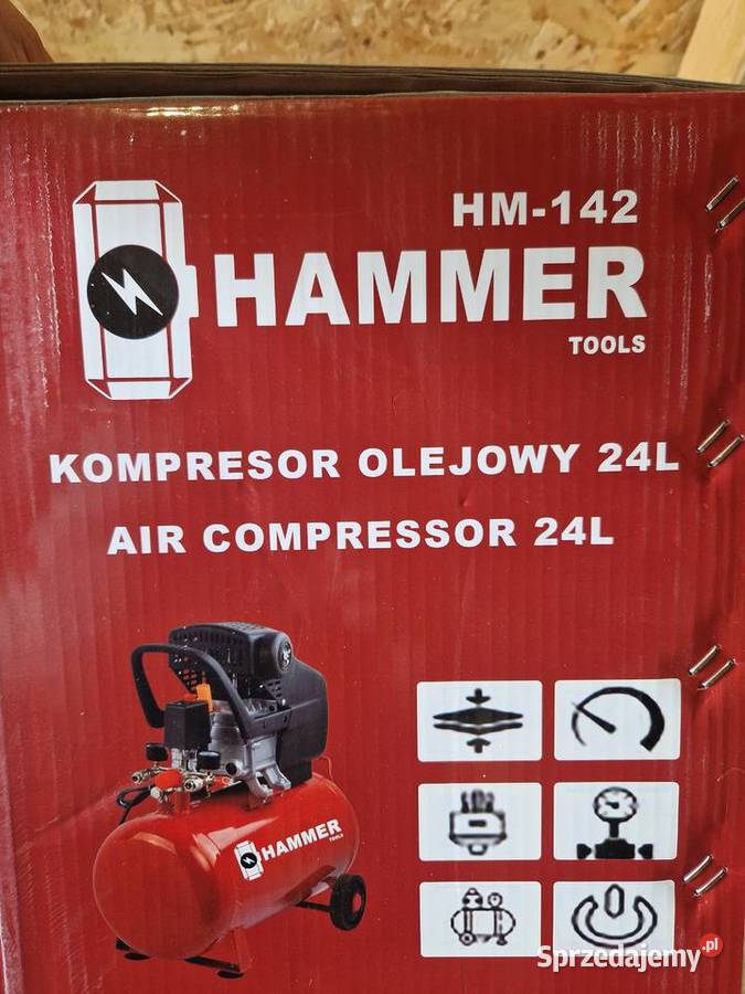 Kompresor olejowy Hammer Tools HM142 24 l Głogowa