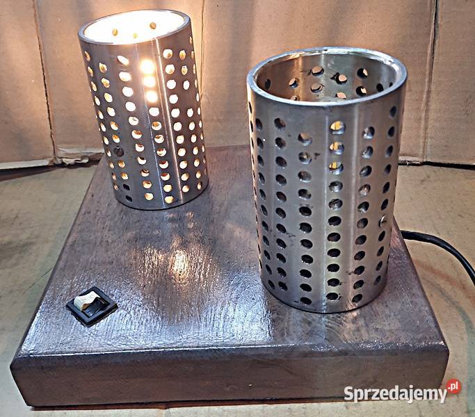 Lampa na stolik 2x E14 projekt kreatywny Ostrów Wielkopolski