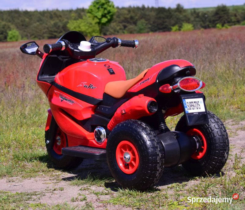 Autko motorek MOTOR 3KOŁOWY wydech na akumulator Myszków