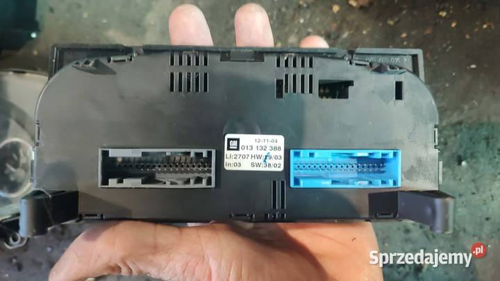 Panel nawiewu klimatyzacji 013132388 Opel Meriva osobowe Panele sterowania, przełączniki Części samochodowe Książ Wielkopolski