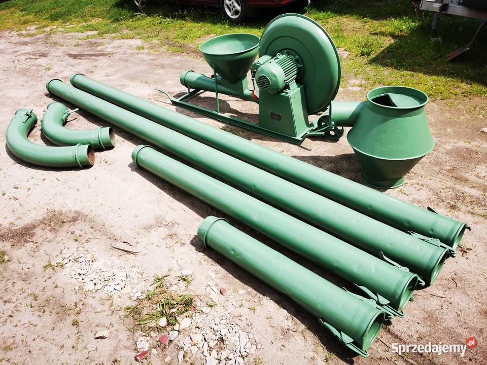 Dmuchawa do zboża Neuero 3 kw 11m rury wielkopolskie Strzyżew