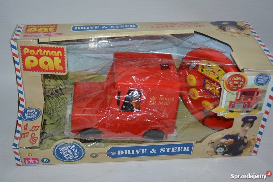 Samochód sterowany RC Listonasz Pat poczta auto 18m+ Rewal