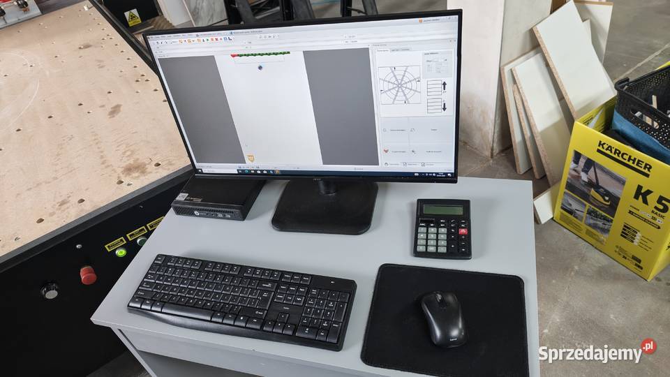 Ploter CNC Alphatech Celcio ATC Produkcja Tomaszów Mazowiecki