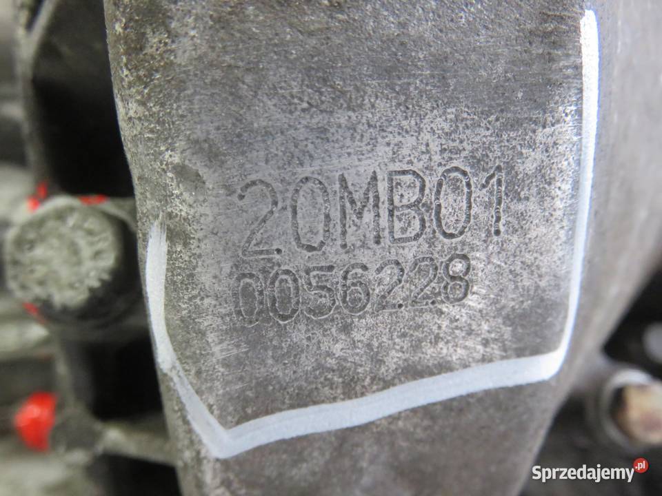 SKRZYNIA BIEGÓW PEUGEOT 307 3E 20 HDi 20MB01