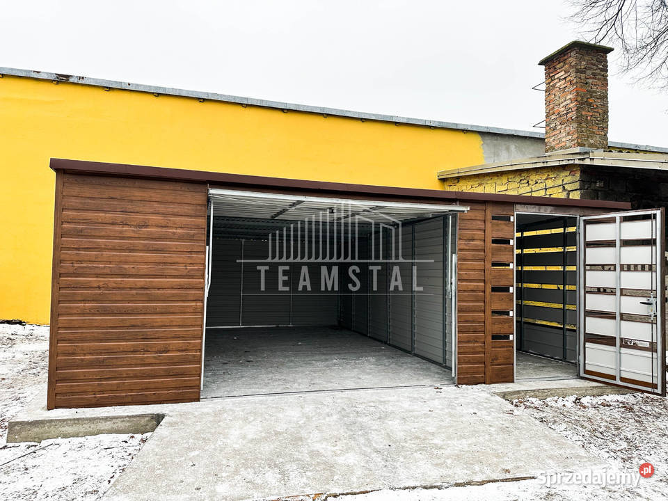 Garaż Blaszany 5x6 wiata 2x6 Brama uchylna TS533 Otwock sprzedam
