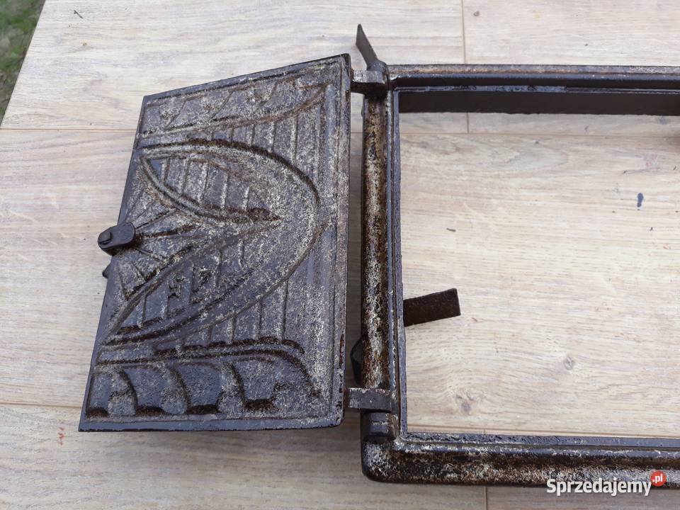 żeliwne drzwiczki pieca koza cygan cyganek Namysłów