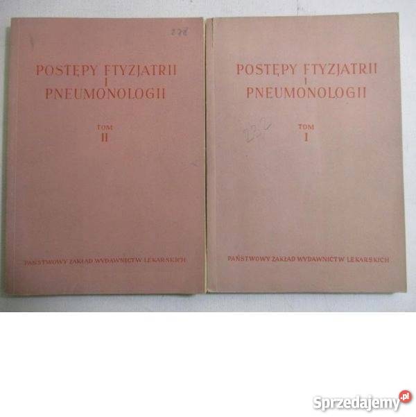 Postępy ftyzjatrii i pneumonologii T III Książki naukowe i popularnonaukowe Bądkowo