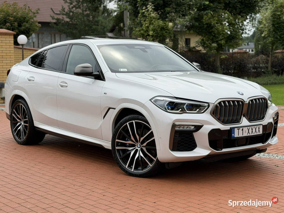 BMW X6 M50d 400 G06 Salon Bezwypadkowa Mały podgrzewane fotele Widełki