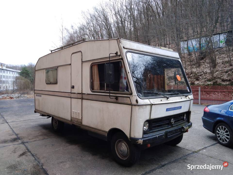 Kamper zabytek sprawny Hymer eriba Opel blitz Inne pojazdy i łodzie