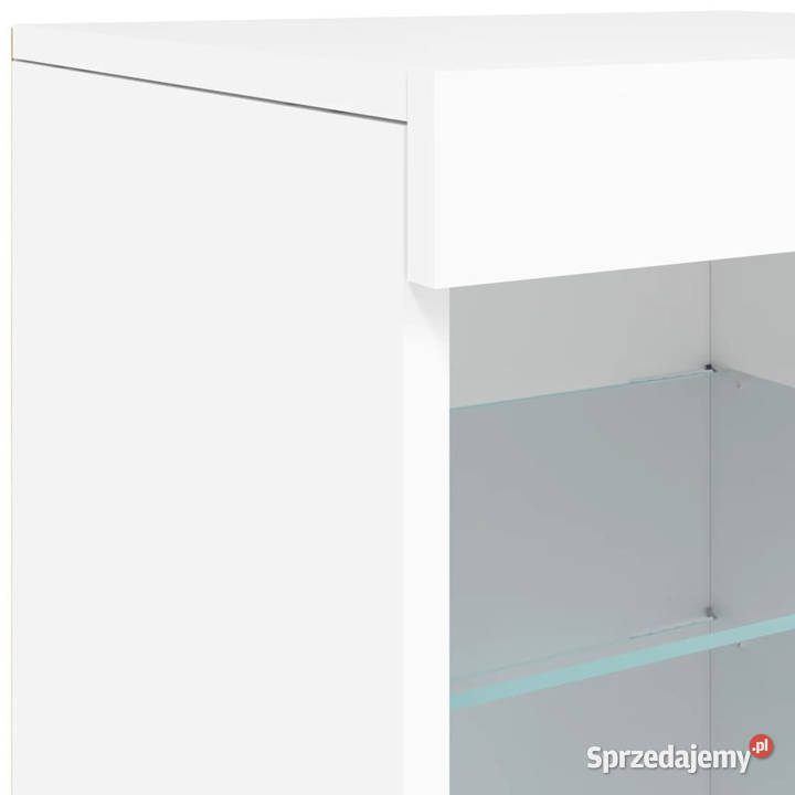 Szafka z oświetleniem LED biała 123x37x67 mazowieckie Warszawa