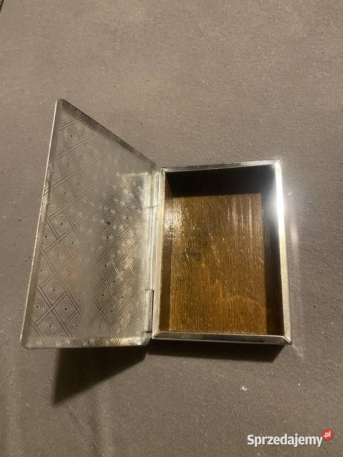 Skatułka ozdobna metalowodrewniana mazowieckie Zielonka