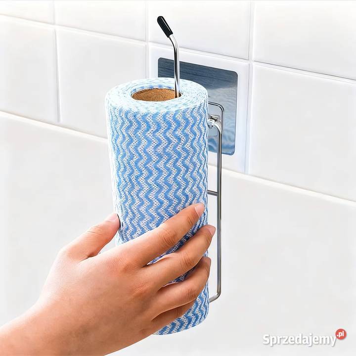 Uchwyt Wieszak na Ręcznik Papierowy Chromowany Sieradz
