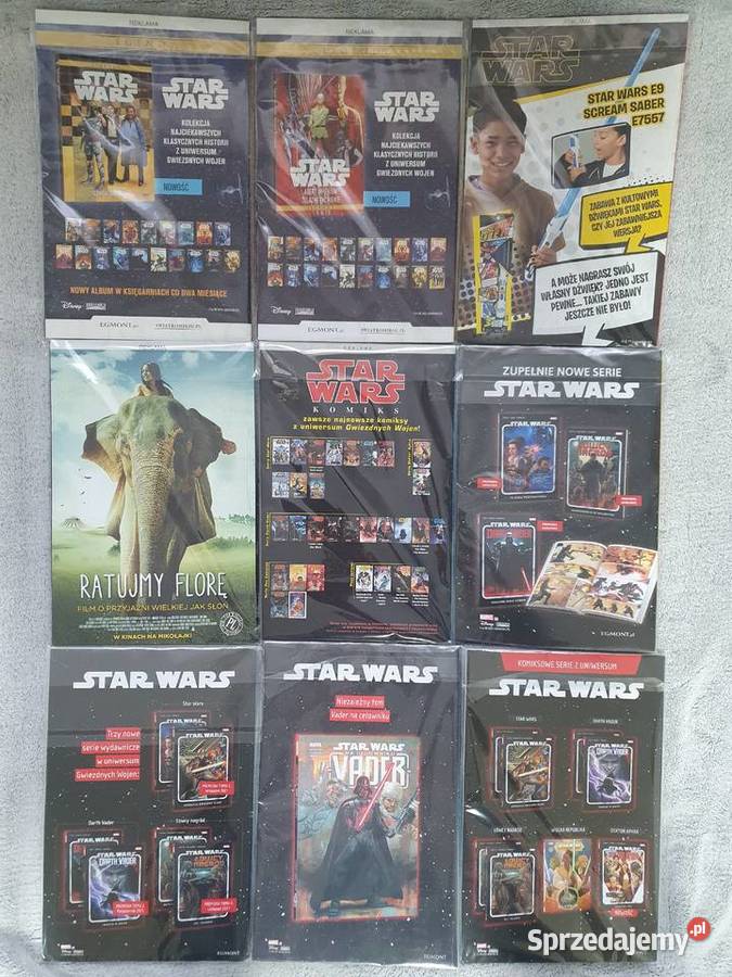 Star Wars Komiks zestaw 9 tomów komiksy Egmont fantasy i s-f Gdynia