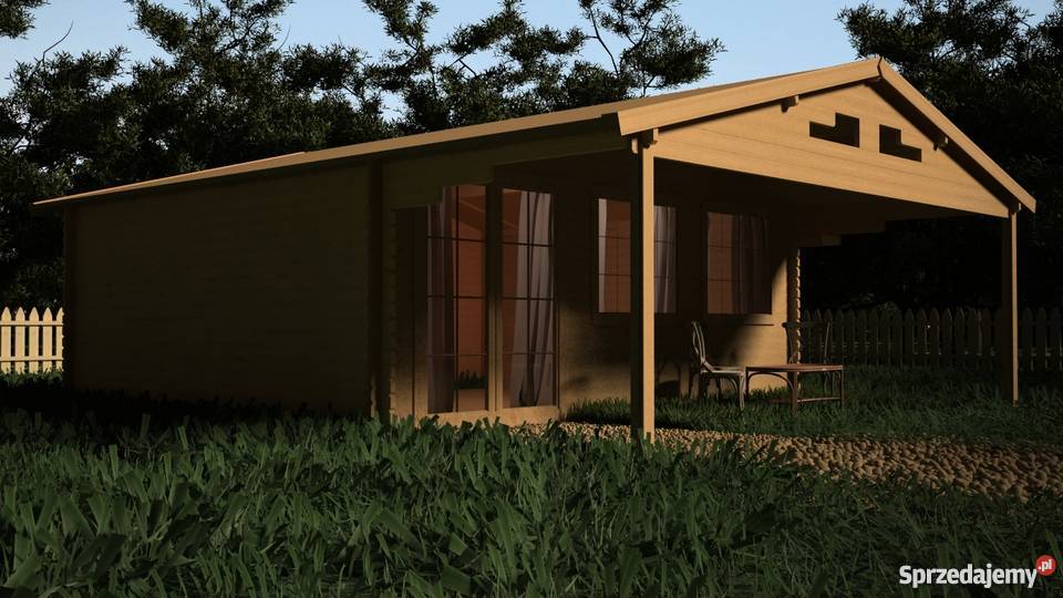 Drewniany domek letniskowy Helena 27 m2 warmińsko-mazurskie Mrągowo