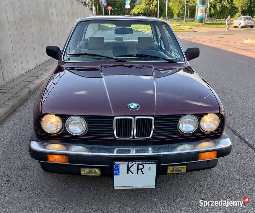 BMW 325e 27 ETA e30 szyber klima coupe manual Seria 3 małopolskie Kraków