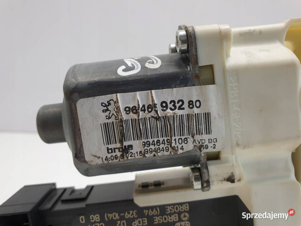 PEUGEOT 407 PRAWY SILNICZEK PODNOSZENIA SZYBY Rudka