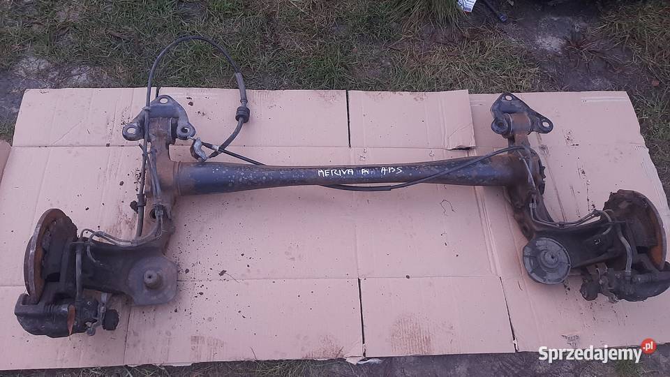 oś tylna belka zawieszenia tył opel meriva A
