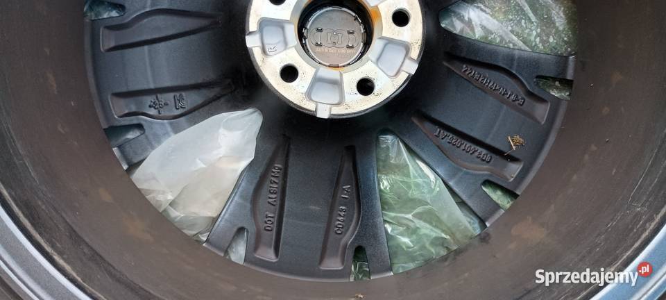 Alufelgi Audi r19 z oponami Bridgestone 24540 Średnica 19" Legionowo