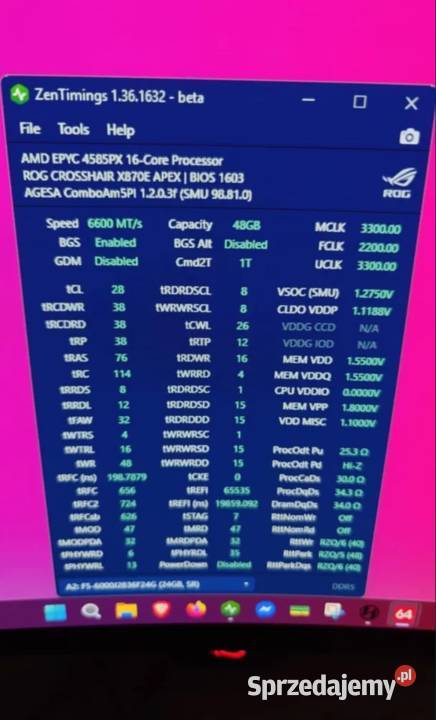 AMD EPYC 4585PX odpowiednik R9 9950X3D Inne AMD Gdańsk
