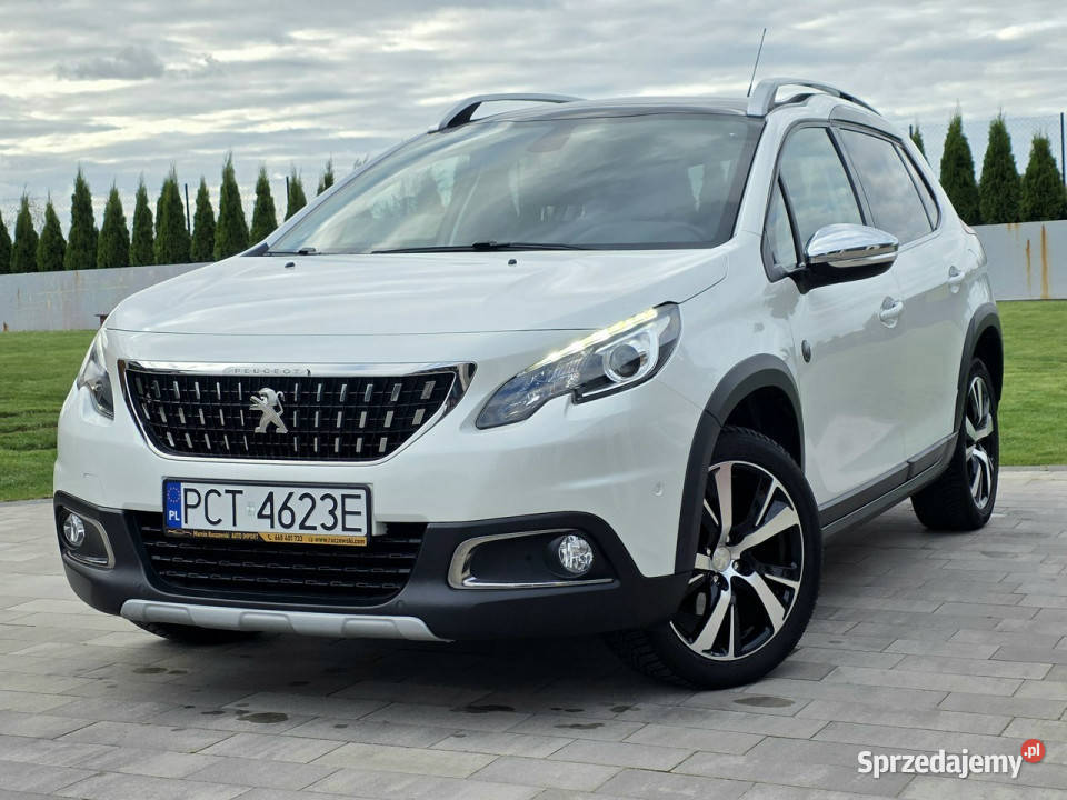 Peugeot 2008 bezwypadkowy CROSSWAY panorama NOWY przyciemniane szyby Czarnków sprzedam