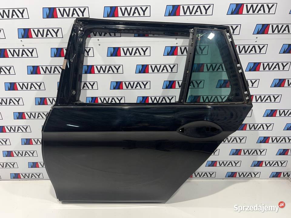 BMW F11 DRZWI LEWY TYŁ TYLNE 668 SCHWARZ 2 W