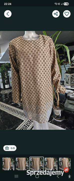 Sukienka cudowna cekiny Gucci Mucharz