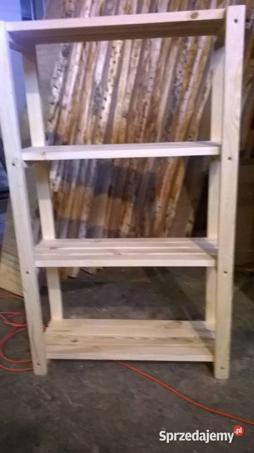 Mocny Regał drewniany Sosna 50 x 30 x 110 kujawsko-pomorskie Bydgoszcz sprzedam