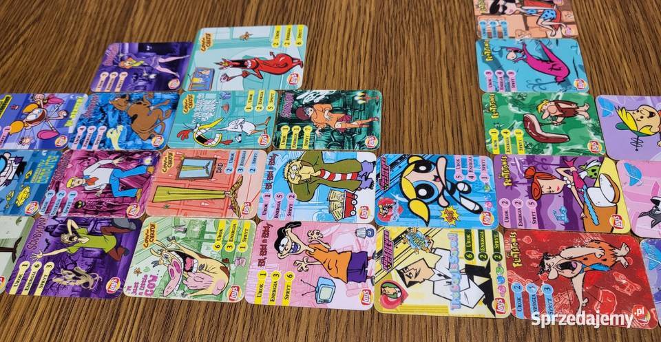 Karty kolekcjonerskie Lays cartoon network laya Lublin