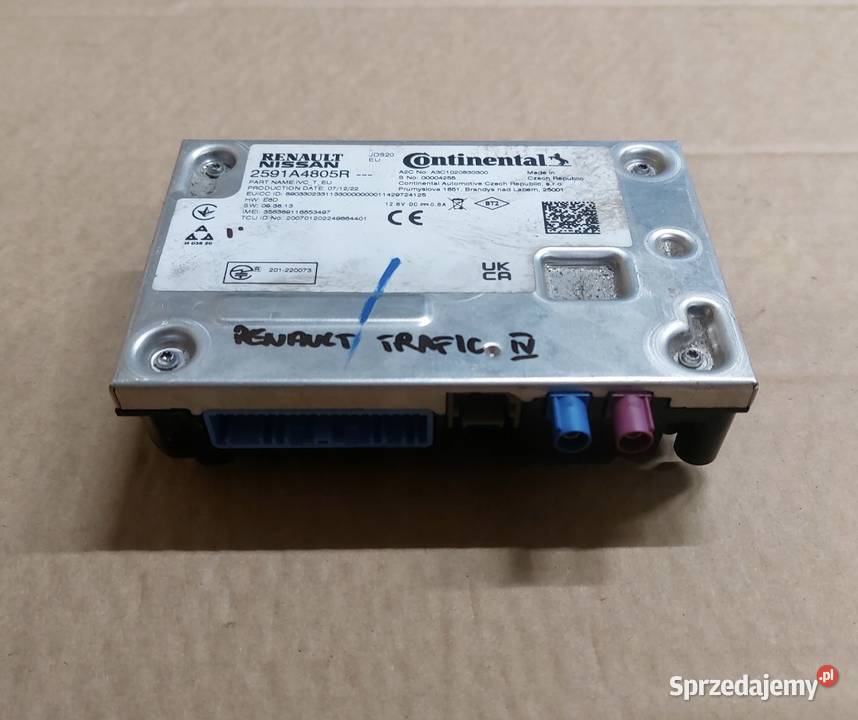 Renault Trafic IV 2324R MODUŁ STEROWNIK RADIA osobowe dolnośląskie Oleśnica