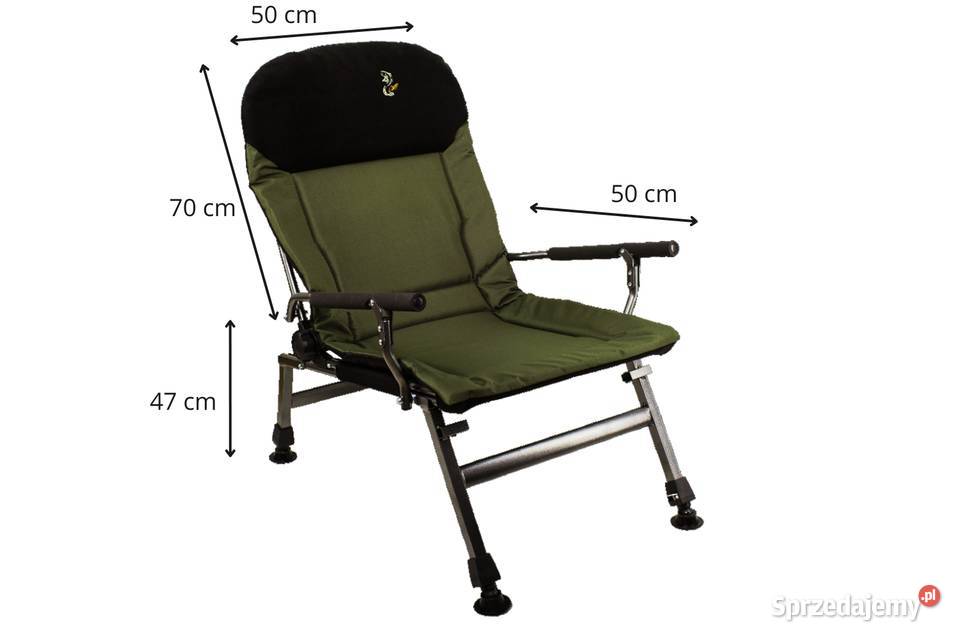 Fotel składany FK5 wędkarski z regulacją oparcia