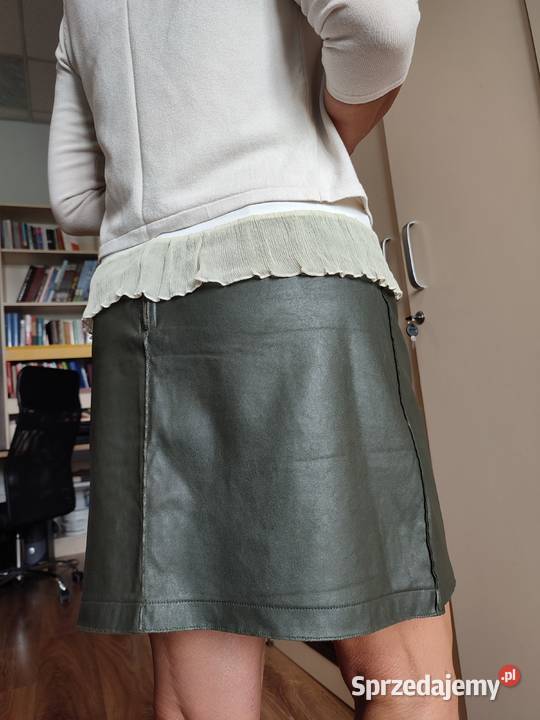 Spódnica trapezowa z ekologicznej skóry śląskie Częstochowa