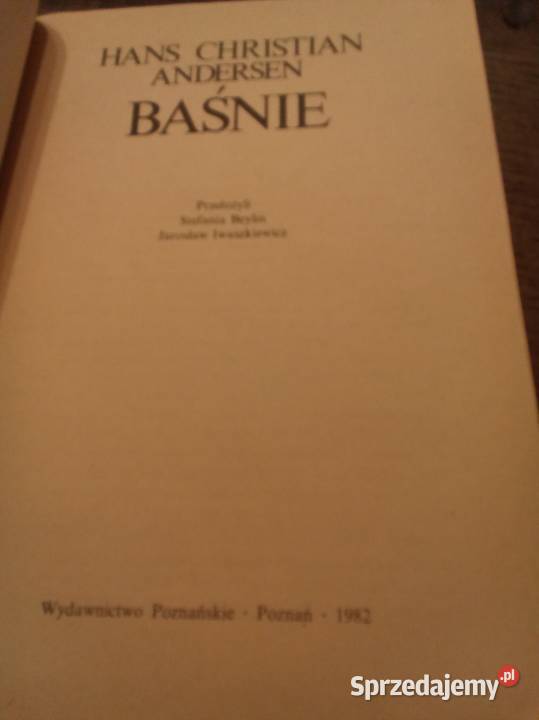 Baśnie Andersen mazowieckie Warszawa sprzedam