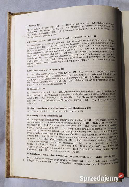 GENETYKA ZWIERZĄT i METODY HODOWLANE Maciejowski Rok wydania 1982