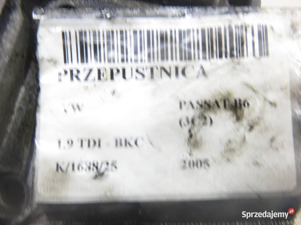 PRZEPUSTNICA VW PASSAT B6 19 TDI A2C53099815 sprzedam