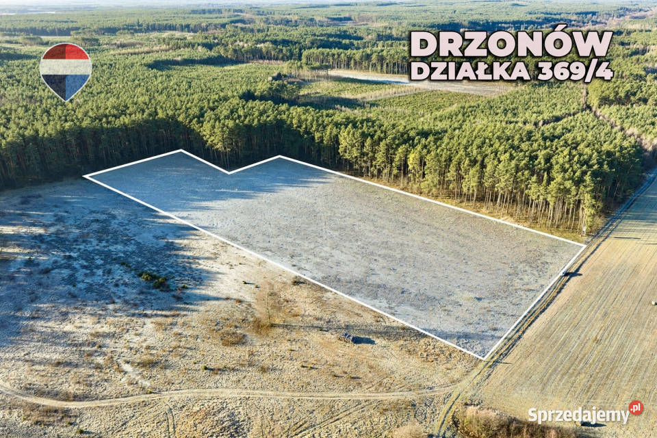 Na sprzedaż działka inwestycyjna Sprzedaż Drzonów