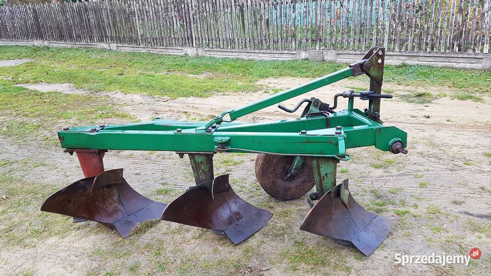 Pług zagonowy 3skibowy Duży Grudziądz wysoka nieuszkodzony Dąbrowa Tarnowska
