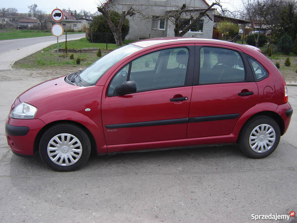 Citroen C3 14 benzyna 2006 r niski przebieg poduszka powietrzna Gorzów Wielkopolski